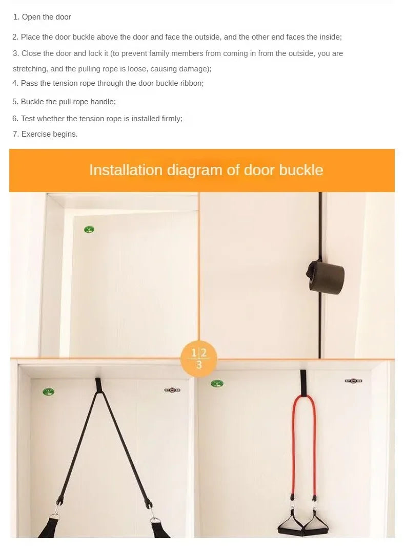 Supporto per Fissaggio a Porta per Bande Elastiche di Resistenza