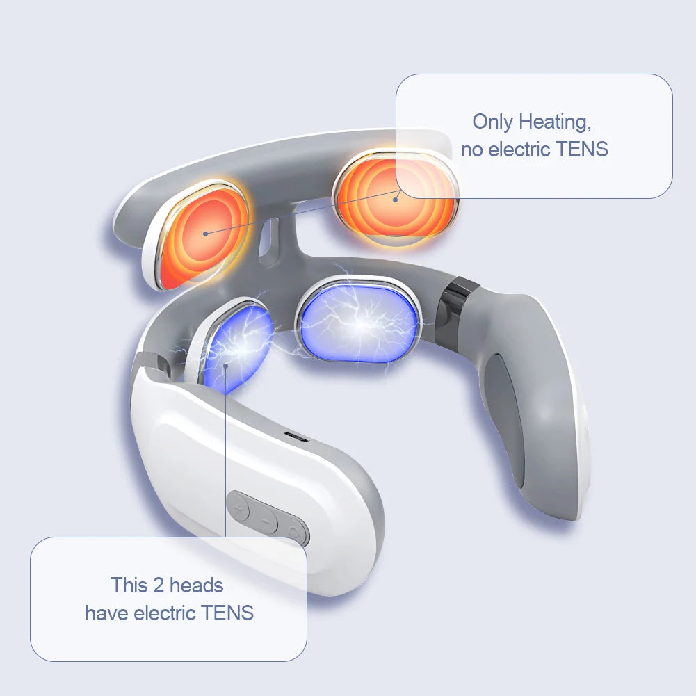 Massaggiatore Elettrico TENS per Schiena e Collo