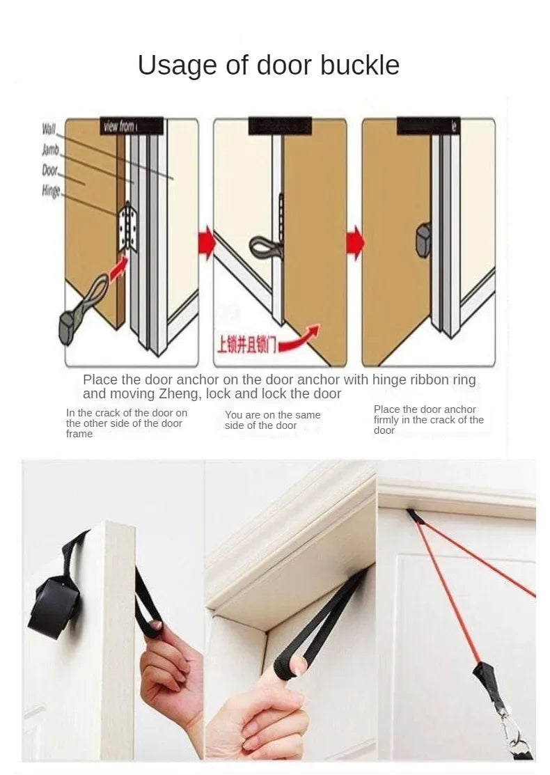 Supporto per Fissaggio a Porta per Bande Elastiche di Resistenza